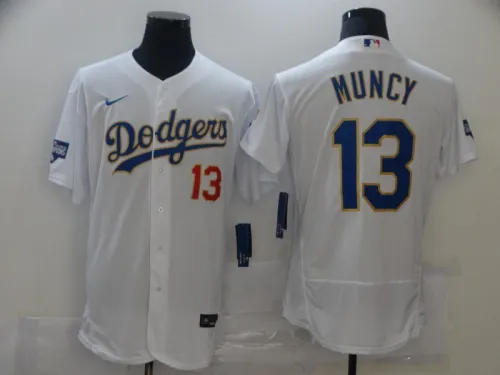 2022 Men's Los Angeles Dodgers MUNCY 13 white MLB Jersey