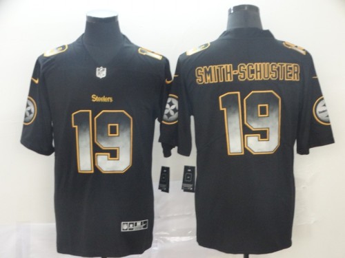 20/21 New Men Steelers Smith Schuster 19 black NFL jersey