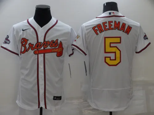 2022 Men's Atlanta Braves FREEMAN 5 white MLB Jersey