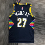 22 New Men Denver Nuggets City version Jamal Murray 27 basketball jersey