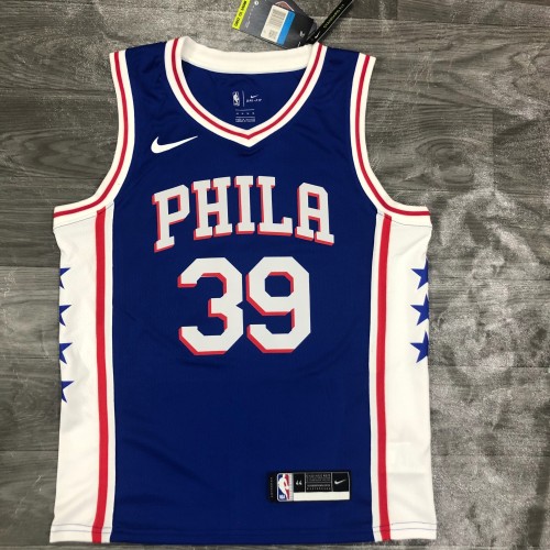 20/21 New Men Philadelphia 76ers Howard 39 blue basketball jersey