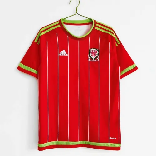 Retro 15-16 Wales home red soccer jersey football shirt