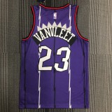 Retro Toronto Raptors VANVLEET 23 purple basketball jersey