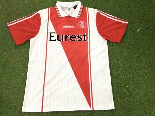 96-97 Adult Monaco home red retro soccer jersey football shirt