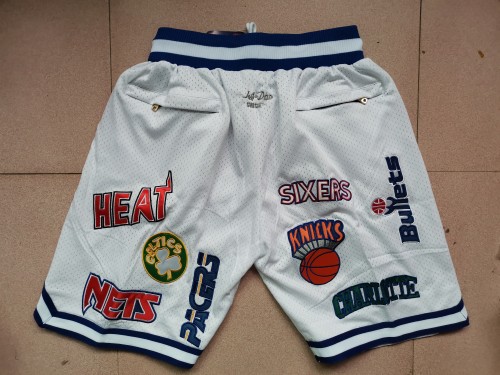 20/21 Adult All-Star Eastern Pocket edition white basketball shorts