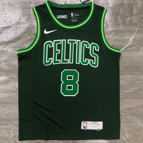 20/21 New Men Celtics Walker 8 black reward version basketball jersey