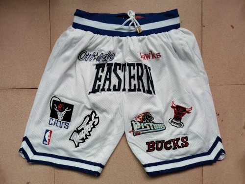 20/21 New Men Bucks Eastern white pocket edition basketball shorts