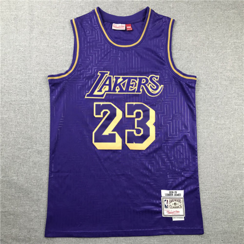 Men Los Angeles Lakers James Year of the rat limited edition blue basketball jersey 23