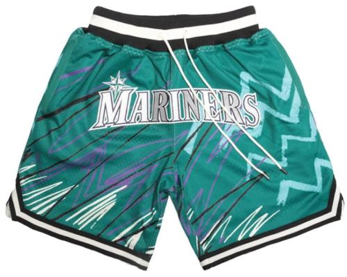 20/21 New Men Seattle Mariners Pocket edition blue basketball shorts