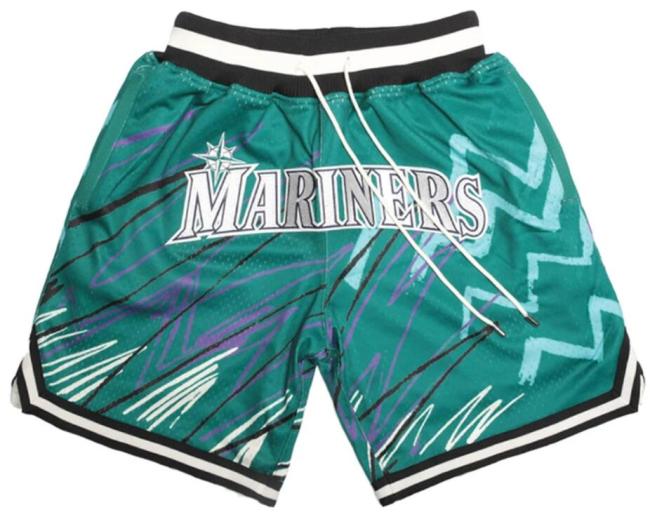 20/21 New Men Seattle Mariners Pocket edition blue basketball shorts