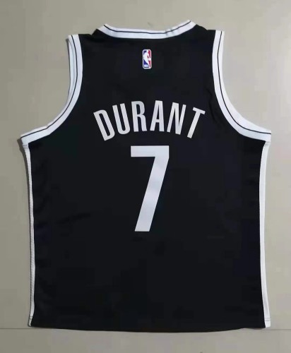 20/21 New Men Brooklyn Nets Durant 7 black basketball jersey shirt L038#