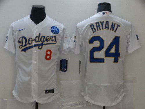 2022 Men's Los Angeles Dodgers BRYANT 24 white MLB Jersey