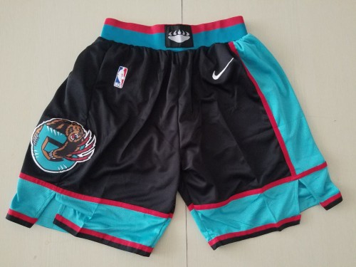 20/21 New Men Memphis Grizzlies black blue basketball shorts