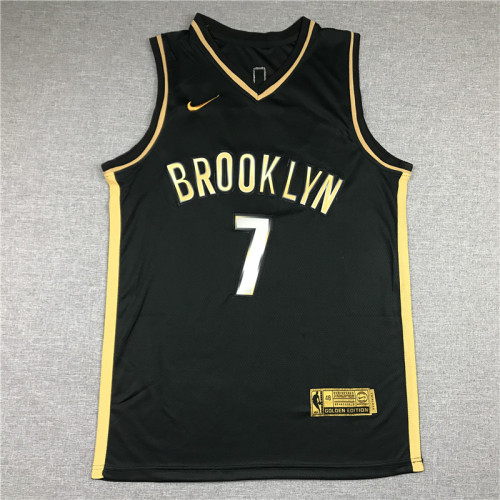 20/21 New Men Nets Durant 7 black basketball jersey