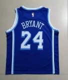 20/21 New Men Los Angeles Lakers Bryant 24 blue basketball jersey L033#