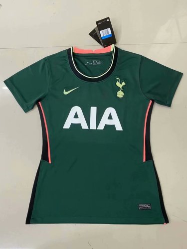 Adult Thai version women spurs home green retro soccer jersey football shirt