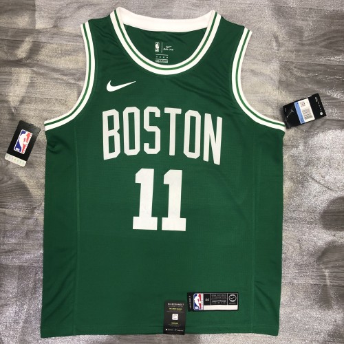 Retro Men Celtics Irving 11 green basketball jersey