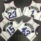 Toronto Raptors retro KARTER 15 white basketball jersey