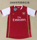 Retro  Adult Thai version 2006 Arsenal home soccer jersey football shirt