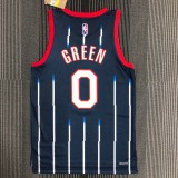 22 season Houston Rockets City version GREEN 0 basketball jersey