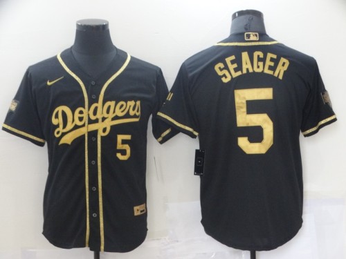 2022 Men's Los Angeles Dodgers SEAGER 5 black MLB Jersey