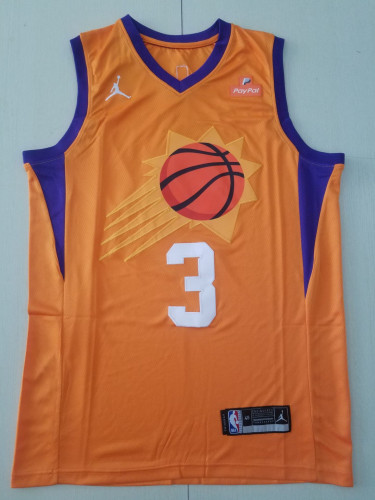 20/21 New Men Phoenix Suns Paul 3 orange basketball jersey