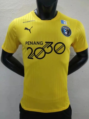 player Style  22-23 Penang away yellow Soccer Jersey football shirt