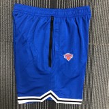 22 New York Knicks blue basketball shorts