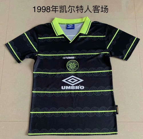 1998 Adult Thai version The celtics  away retro soccer jersey football shirt