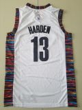 20/21 New Men Brooklyn Nets Harden 13 city edition white basketball jersey shirt