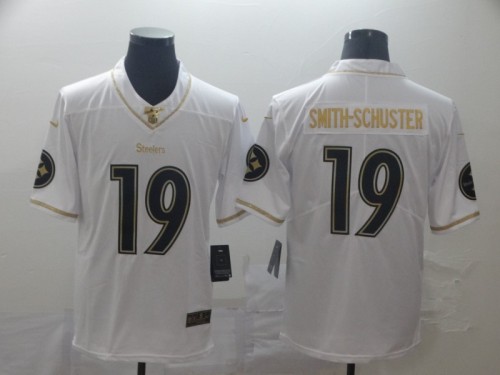 20/21 New Men Steelers Smith Schuster 19 white NFL jersey