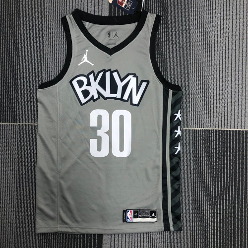 22 Brooklyn Nets Air Jordan Curry 30 basketball jersey