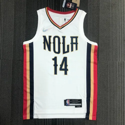 22 season New Orleans Pelicans City version 14 Ingram basketball jersey