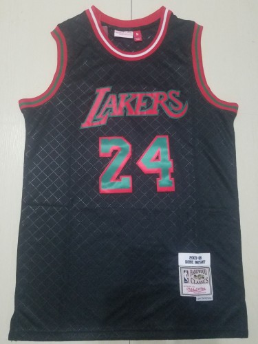 21/22 New Men Los Angeles Lakers Bryant 24 black basketball jersey