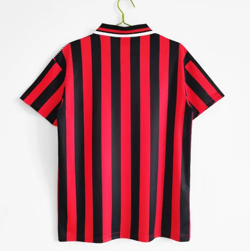 Retro 94-96 man city away red soccer jersey football shirt