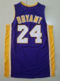 21/22 New Men Los Angeles Lakers Bryant 24 purple champion edition basketball jersey