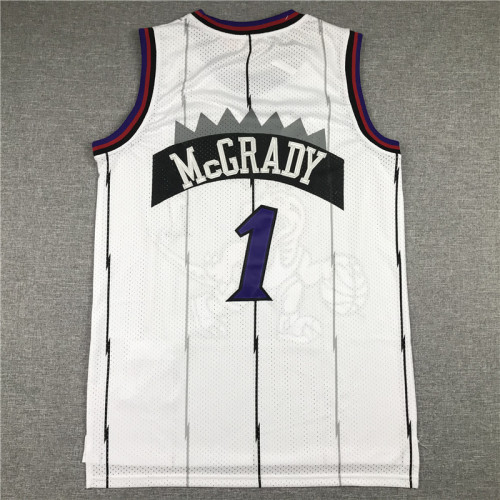 20/21 New Men Toronto Raptors McGRADY 1 white basketball jersey