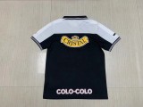 Retro 99 Colo-Colo away black soccer jersey football shirt