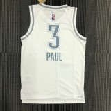 22 season Oklahoma City Thunder City version 3 Paul basketball jersey