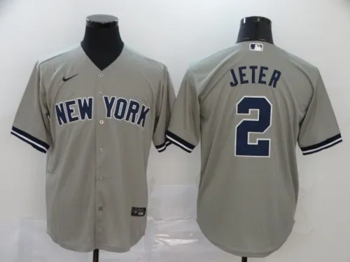20/21 New Men New York Jeter 2 gray basketball jersey