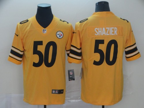 20/21 New Men Steelers Shazier 50 yellow NFL jersey
