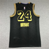 20/21 New Men Los Angeles Lakers Bryant 24 black basketball jersey