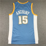 Men Denver Nuggets Anthony 15 retro basketball jersey