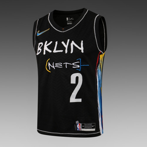 20/21 New Men Brooklyn Nets Griffin 2 black basketball jersey shirt L042#