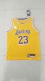 20/21 New Men Los Angeles Lakers James 23 yellow basketball jersey L001#