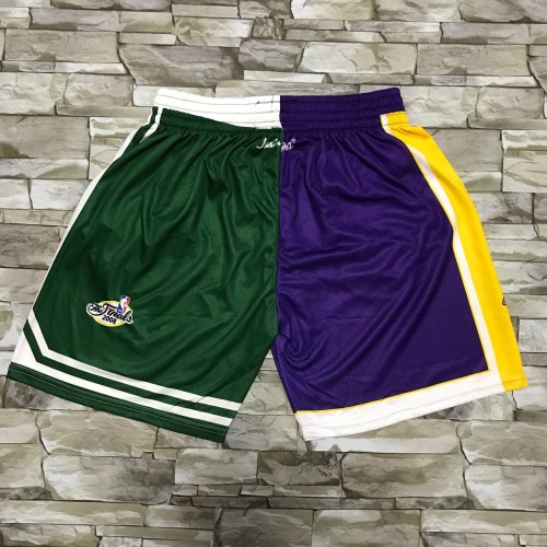 20/21 New Men Los Angeles Lakers blue basketball shorts