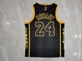 20/21 New Men Los Angeles Lakers Bryant 8 24 black basketball jersey