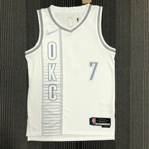 22 season Oklahoma City Thunder City version 7 Anthony basketball jersey