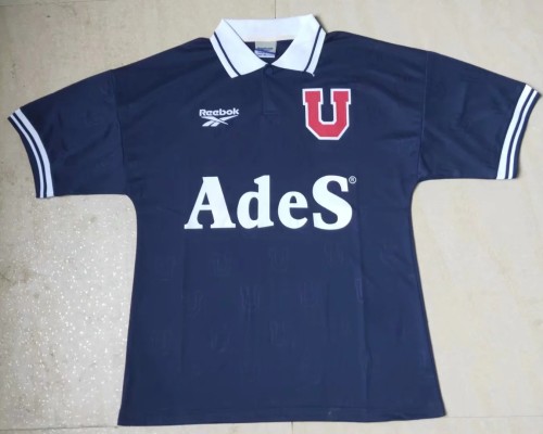 Retro 1998 Universidad de Chile home blue soccer jersey football shirt