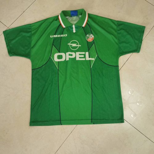 Retro 94-96 Irish home green soccer jersey football shirt